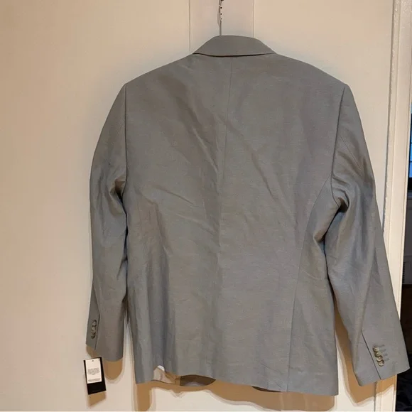 Men's Abercrombie A&F Collins Classic Blazer (Gray) - Picture 8 of 10